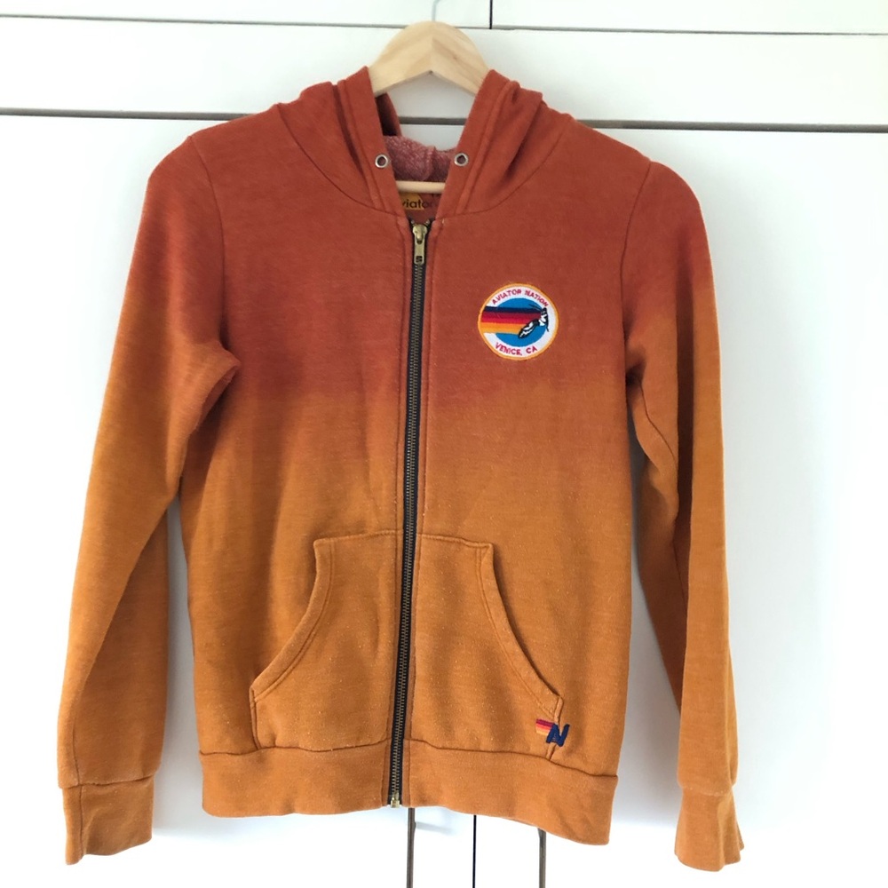 Aviator Nation Sunset Ombre Kids Hoodie